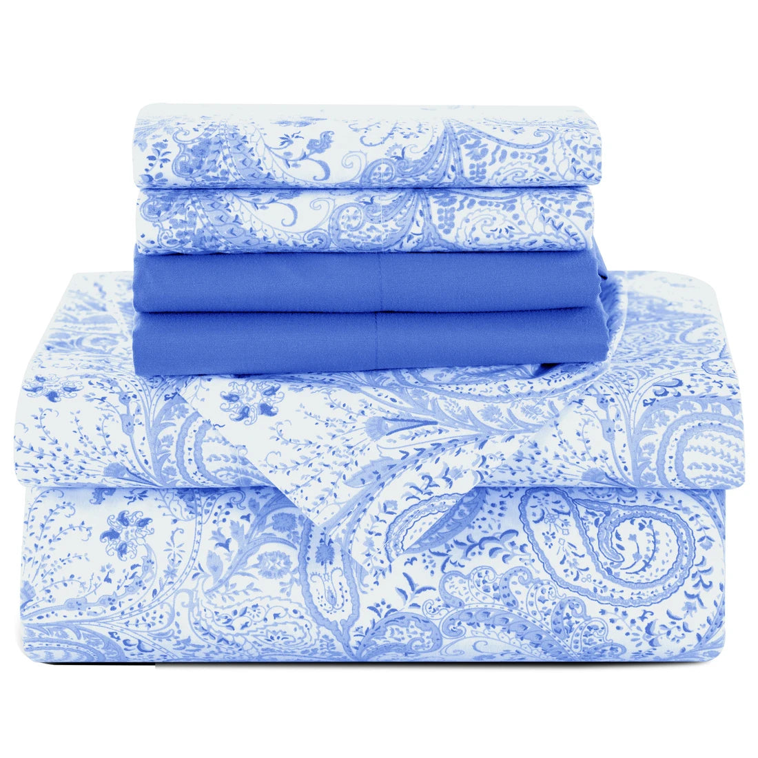 Lux Decor Collection Paisley Microfiber Sheet Set Wrinkle Resistant