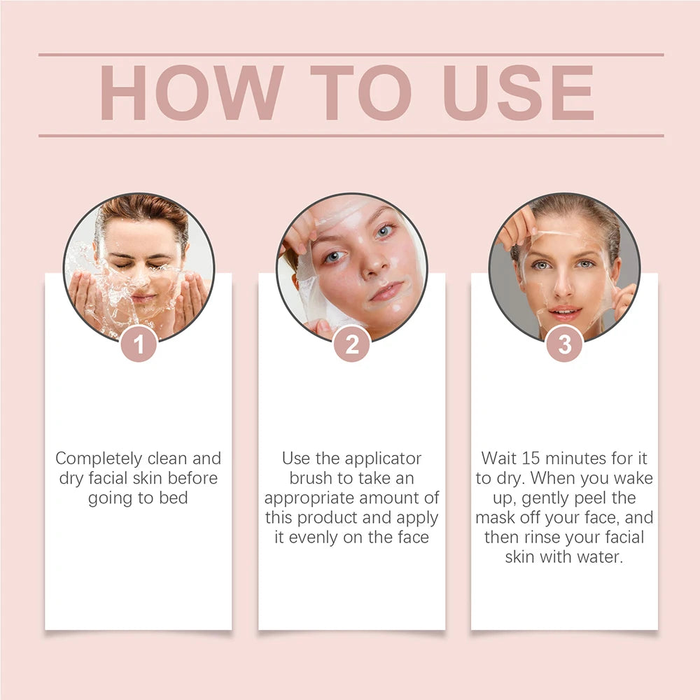 Ms.Dear Collagen Overnight Wrapping Peel Off Facial Mask Deep Hydration