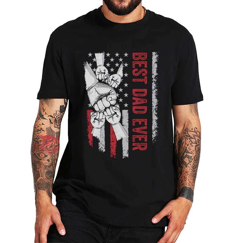 Maymavarty Custom Best Dad Ever T Shirt Fathers Day Gift