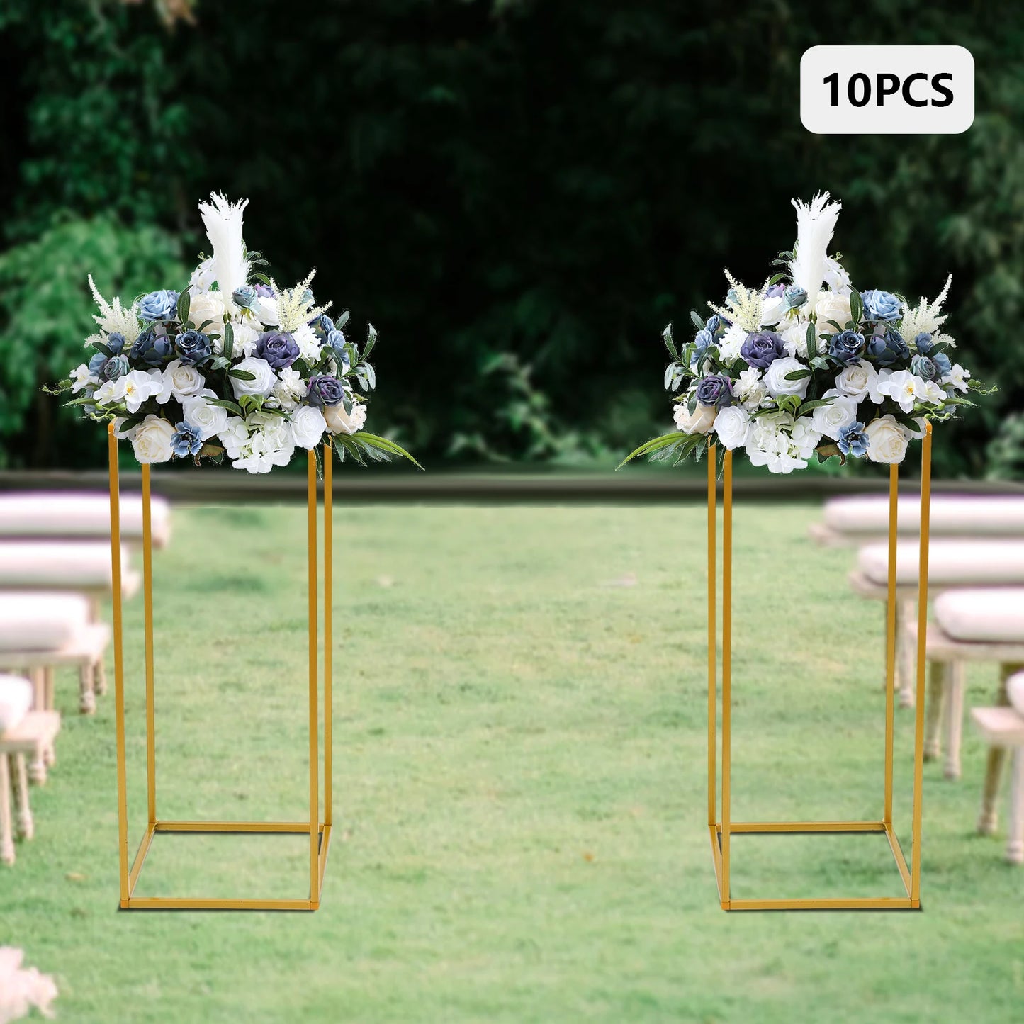 Metal Flower Rack Set For Weddings And Home Decoration