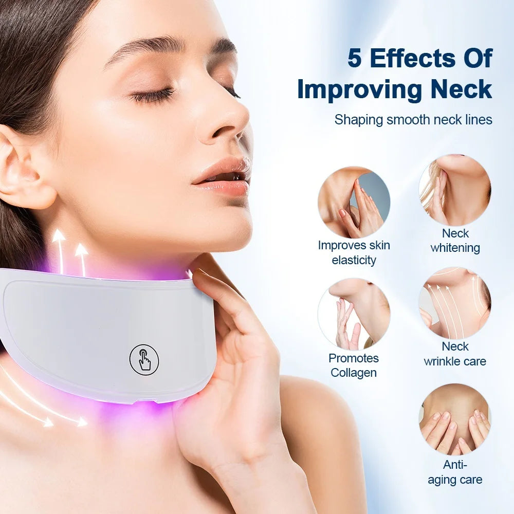Foreverlily Neck LED Mask Photon Anti Wrinkle Skin Care
