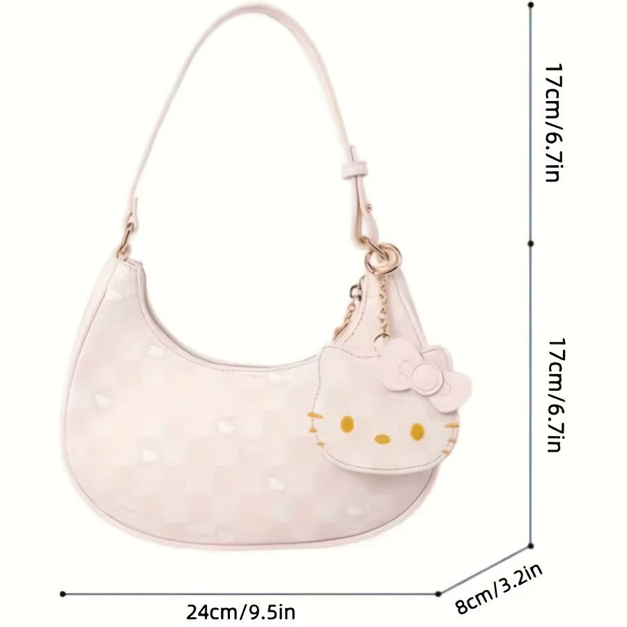 Mesuca Hello Kitty Armpit Bag Women Shoulder Handbag