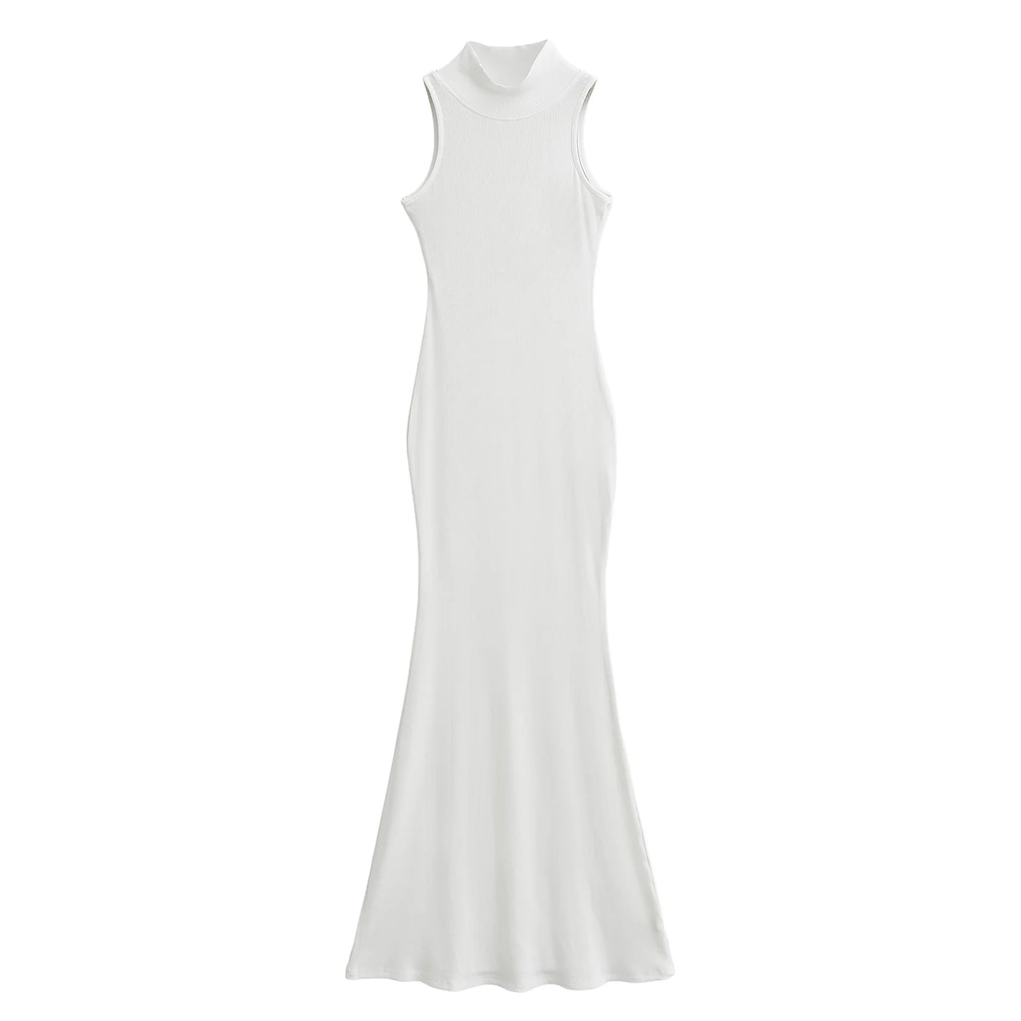 Long dresses for women 2024 Summer sexy knitted dresses elegant bodycon dress vintage clothes evening pary dress turtleneck