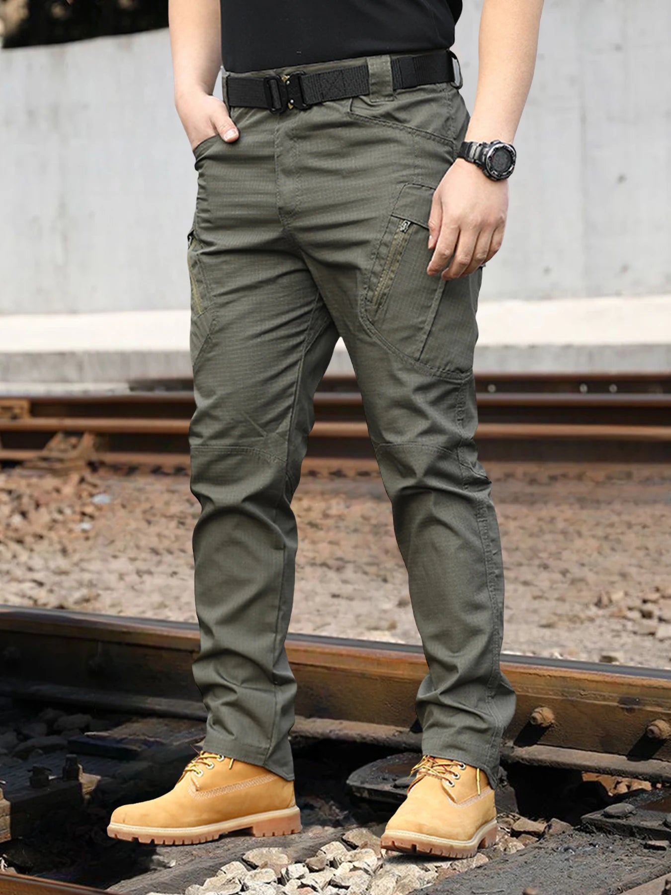 IX9 Tactical Work Pants With Multi Pocket Design