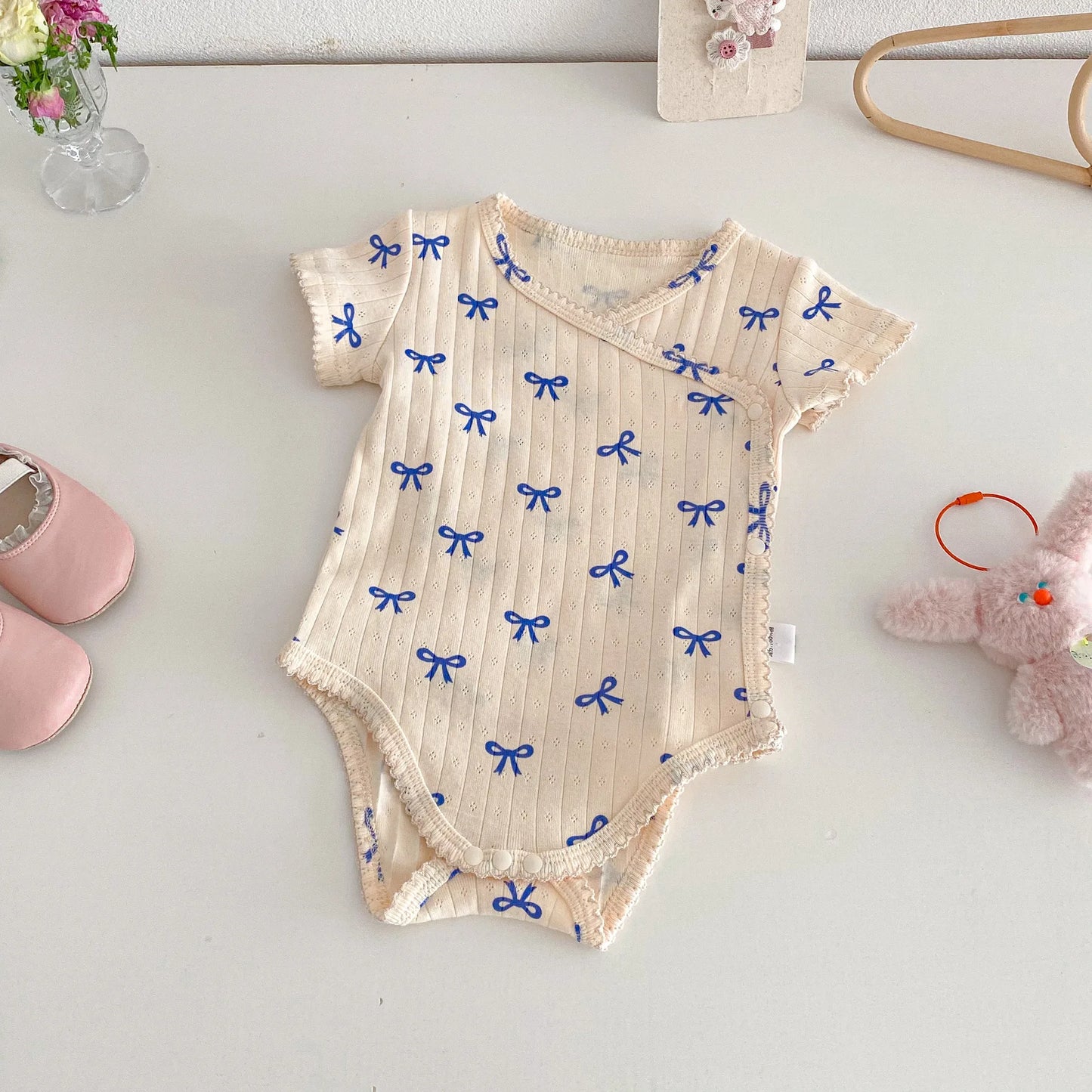 Baby Clothes, Women's Treasure Spring and Summer Styles Bag Fart Clothes Baby Pure Cotton Two-piece Set Newborn Triangle Clothes