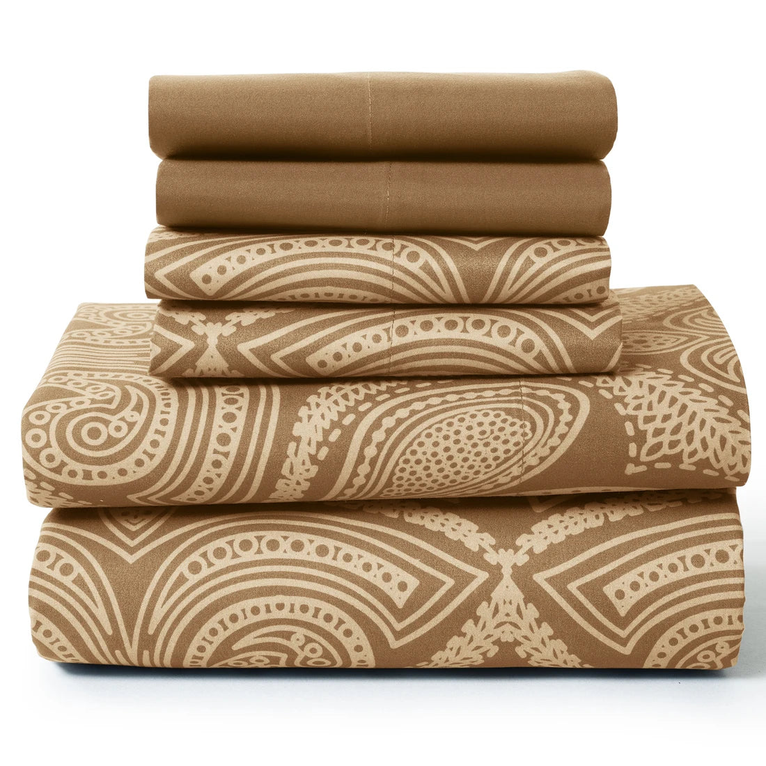 Lux Decor Collection Paisley Microfiber Sheet Set Wrinkle Resistant