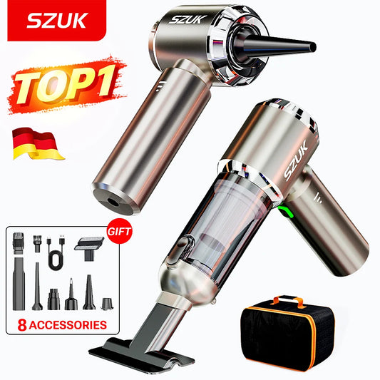 SZUK Mini Car Vacuum Cleaner Wireless Powerful Suction