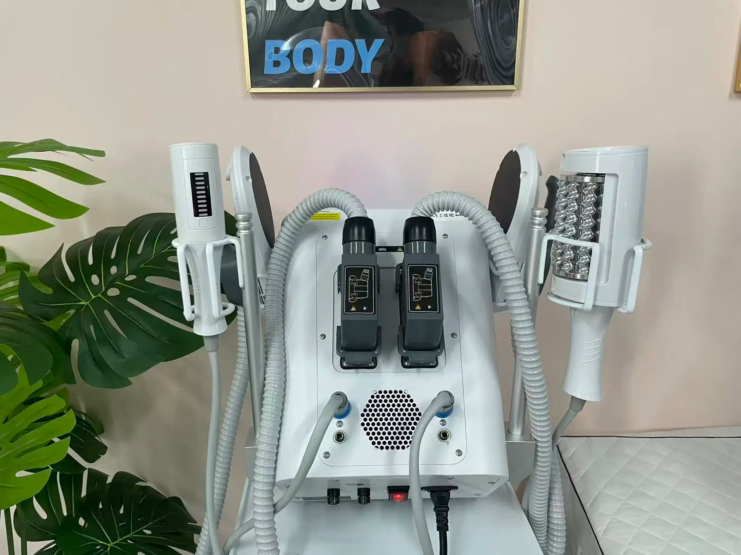 Emszero-slimming massage for cellulite, body facial treatment, 360-degree vibration therapy, ball roller int