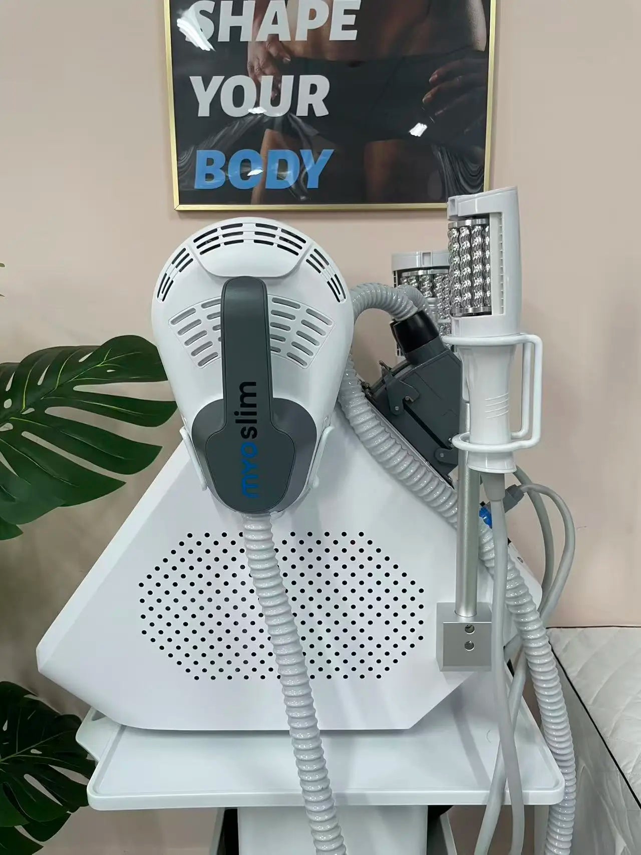 Emszero-slimming massage for cellulite, body facial treatment, 360-degree vibration therapy, ball roller int