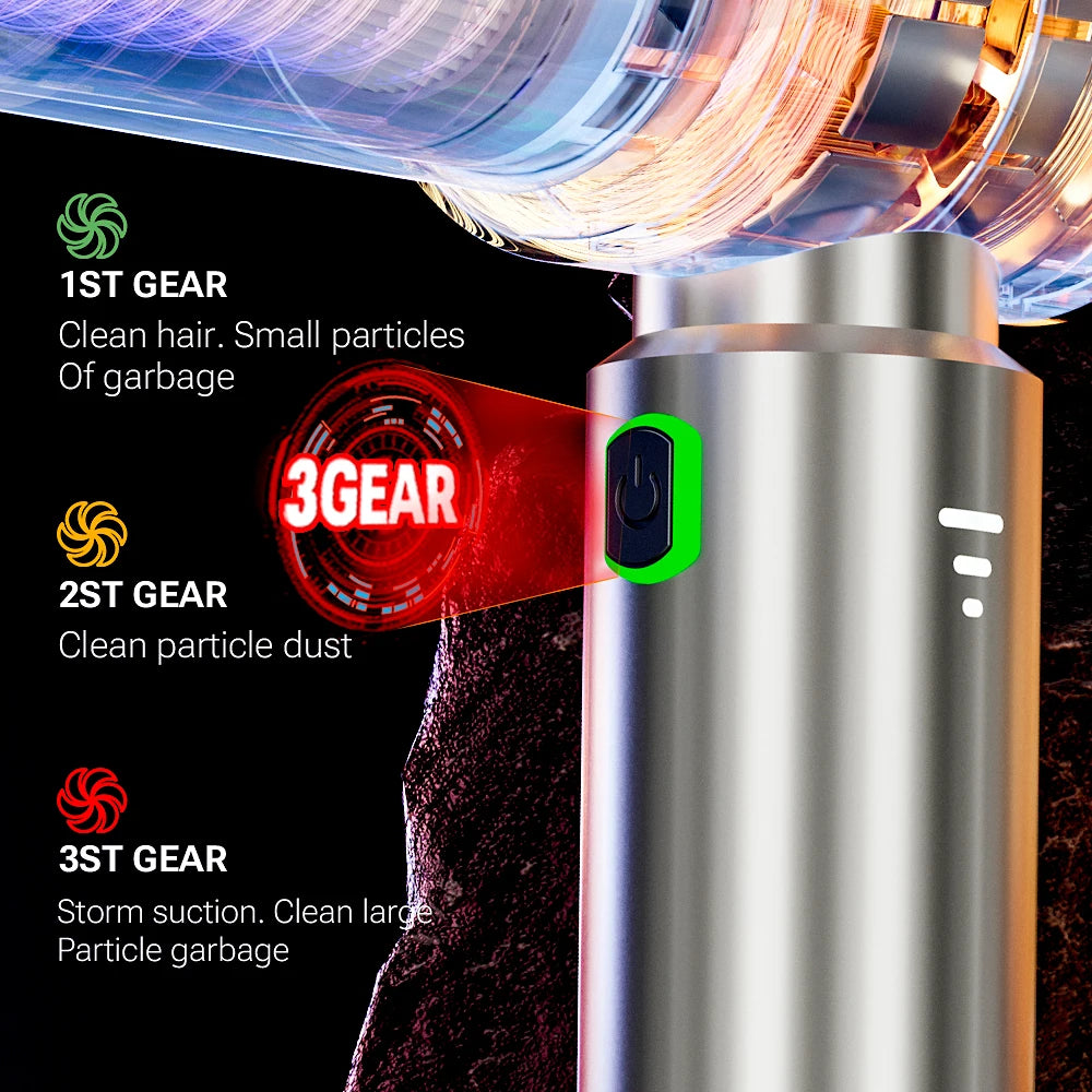 SZUK Mini Car Vacuum Cleaner Wireless Powerful Suction