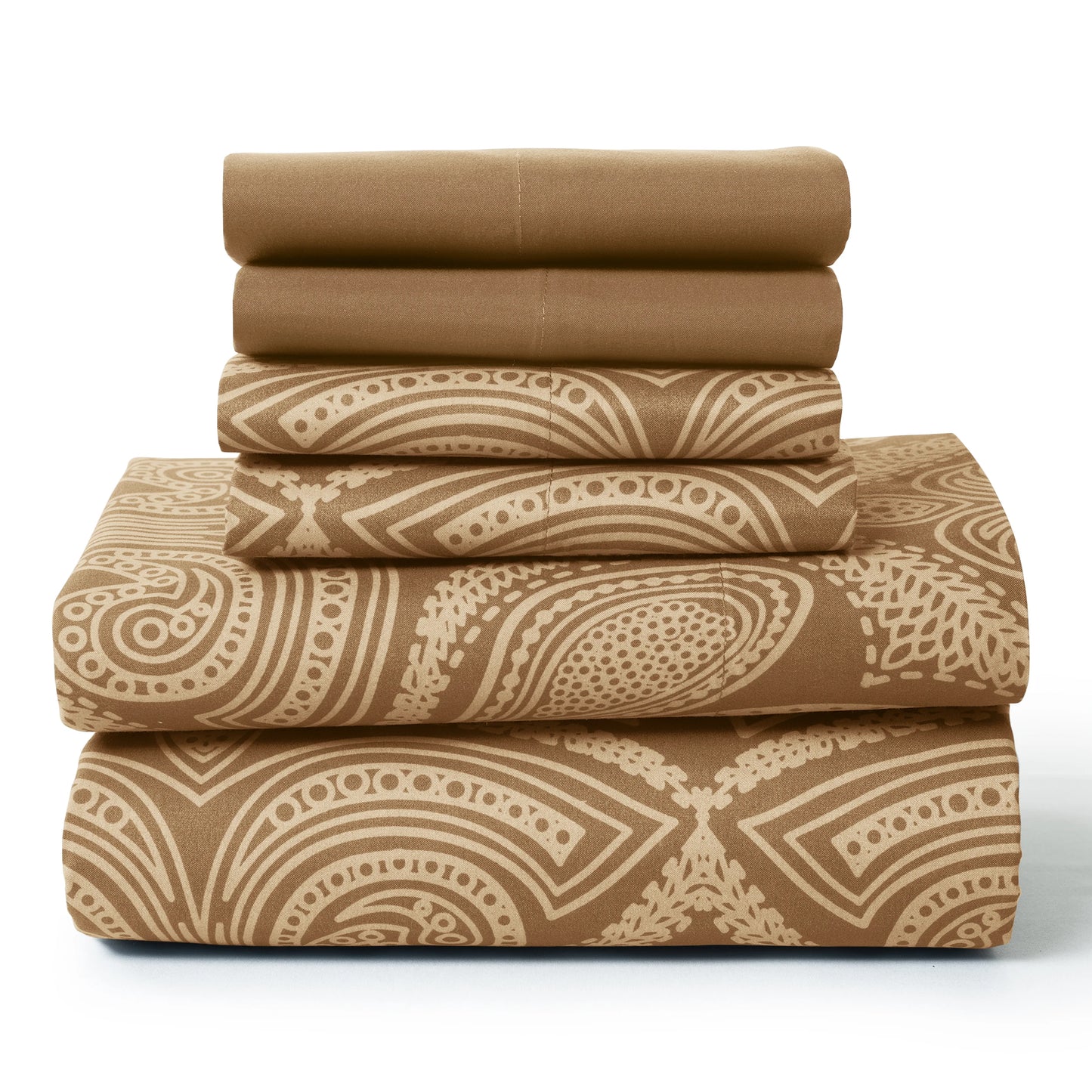 Lux Decor Collection Paisley Microfiber Sheet Set Wrinkle Resistant