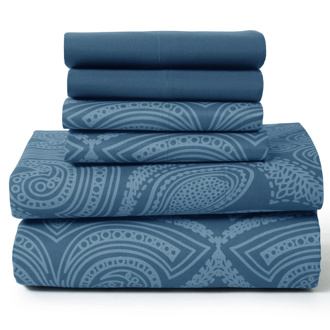 Lux Decor Collection Paisley Microfiber Sheet Set Wrinkle Resistant