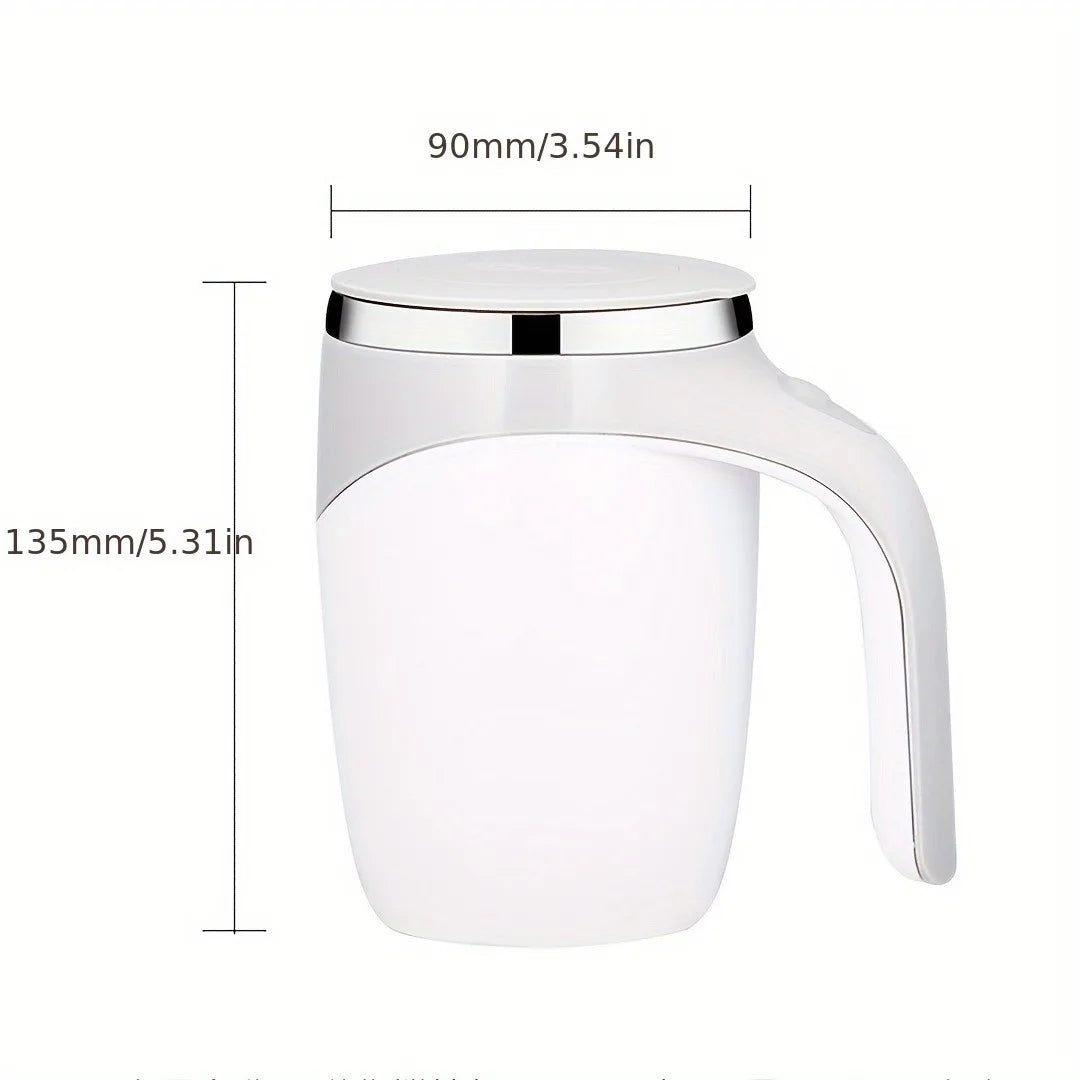 Self Stirring Coffee Mug Automatic Magnetic Stirring Cup Stainless Steel