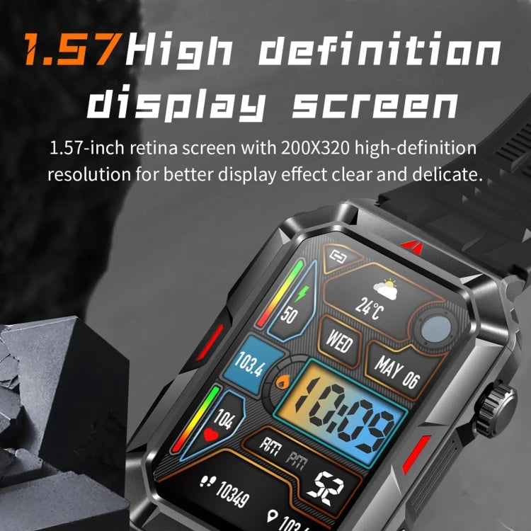 New CF26 1.57inch Smart Bracelet Support Sleep Detection Heart Rate Detection CF26 Smart Wristband