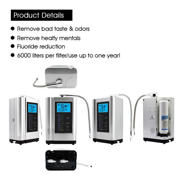 Alkadrops Alkaline Water Ionizer Hydrogen Generator Purifier Direct Drink