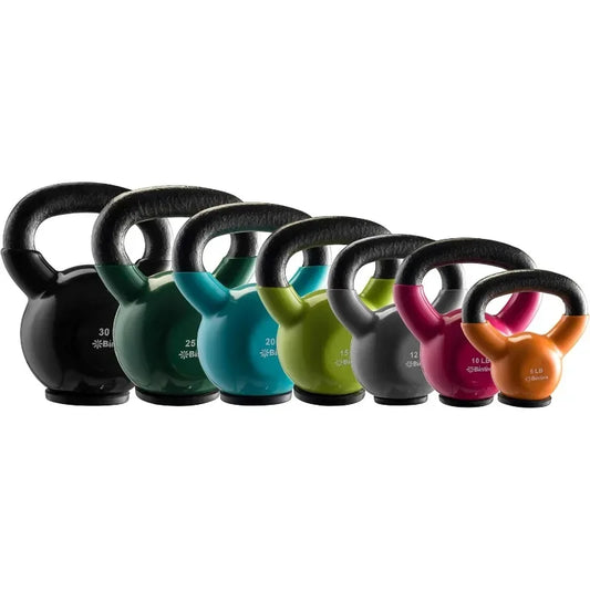 Kettlebell Sets Professional Grade - Strength Training Kettlebells for Home Workout - Cast Iron Kettle Bell Weight Sets