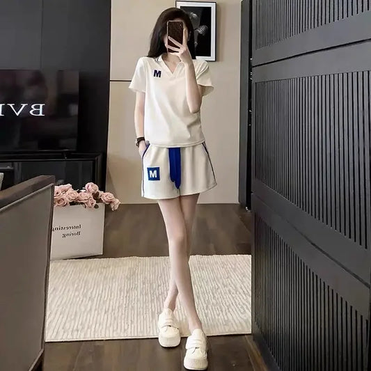 Summer Fashion 2025 New Woman Shorts Sleeve Features Matching Clothing Trend Casual Short Sets for Women 2 Pieces Novelty In Kit