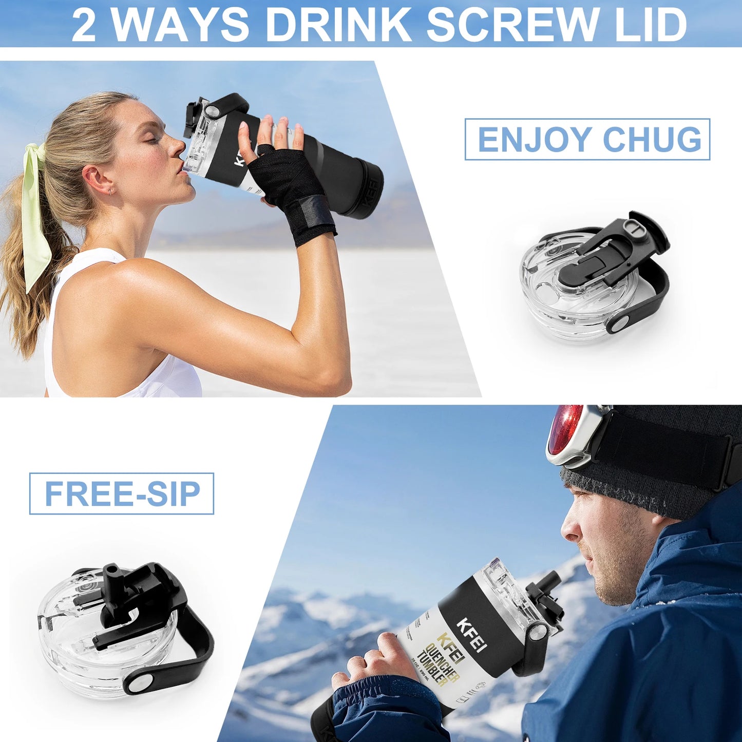 Double Wall Stainless Tumbler With Lid And Straw Vacuum Insulated