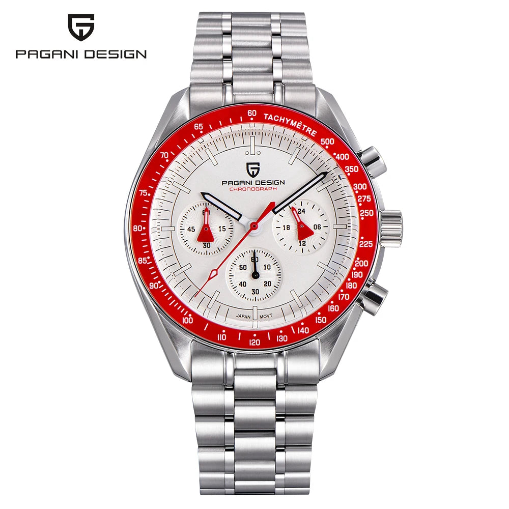 Pagani Design Moon Watch Retro Luxury Quartz For Men