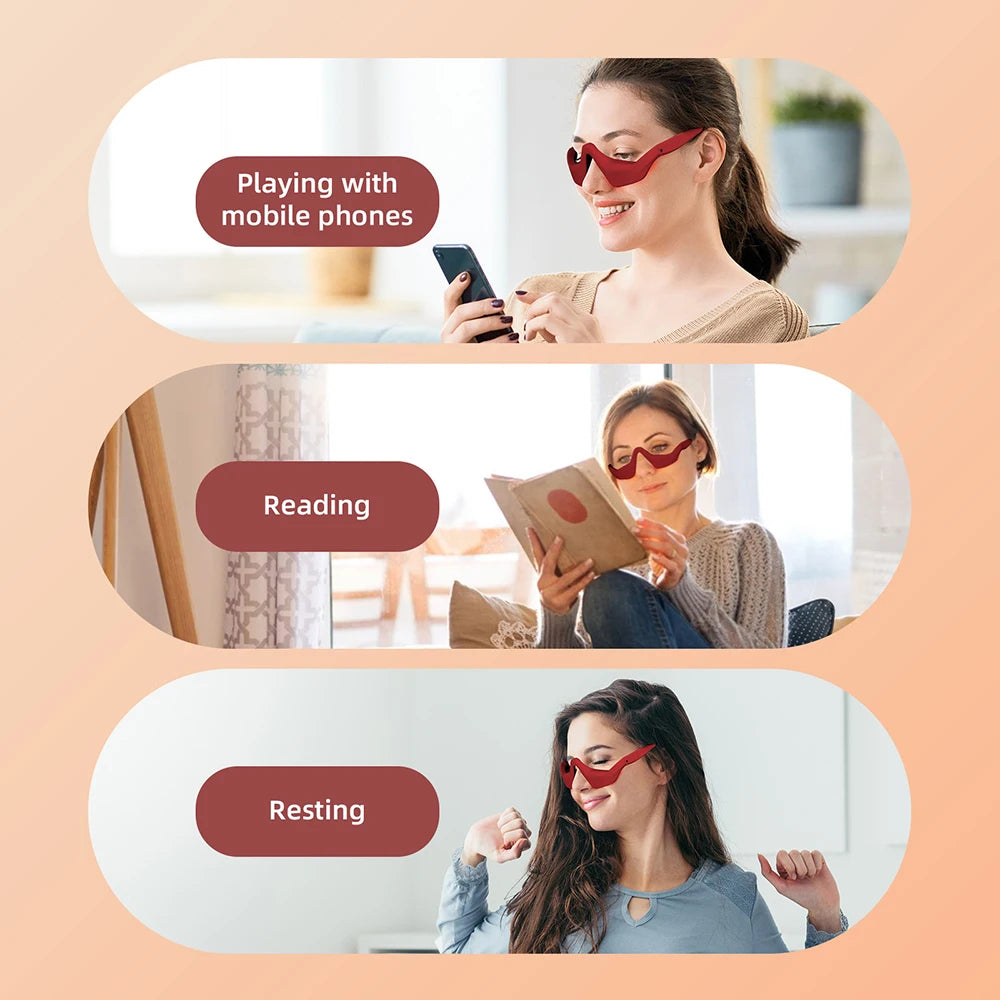 Foreverlily Eye Massager Glasses Under Eye Fatigue Relief