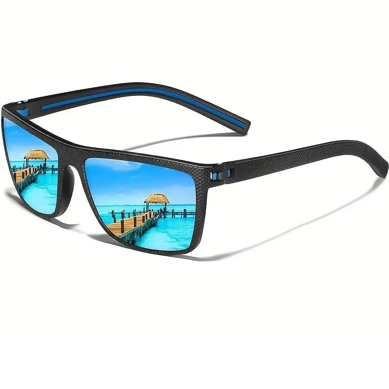 LENMOSC Square Polarized Sunglasses For Men And Women UV Protection
