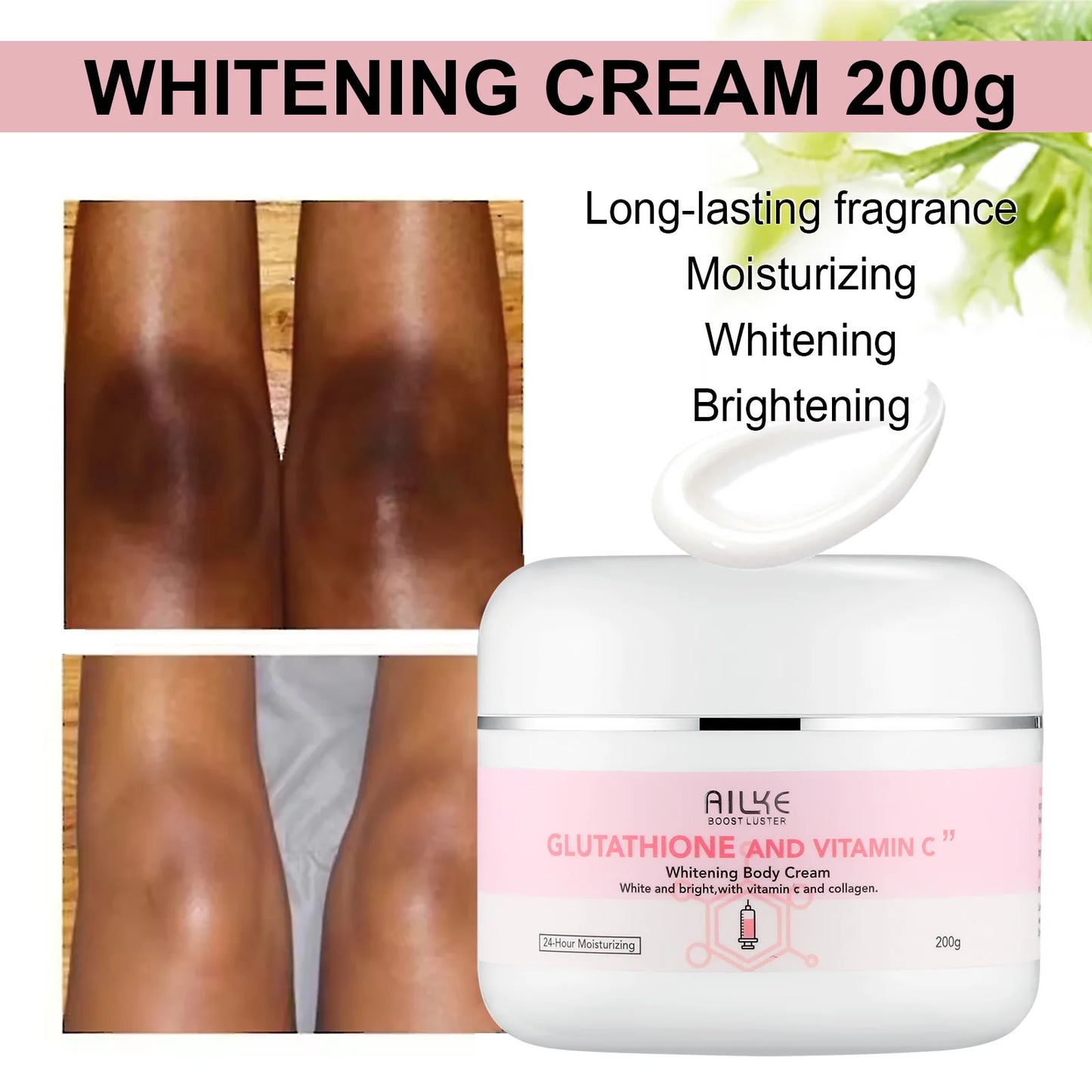 AILKE Whitening Facial Skin Care Lotion With Vitamin C Glutathione