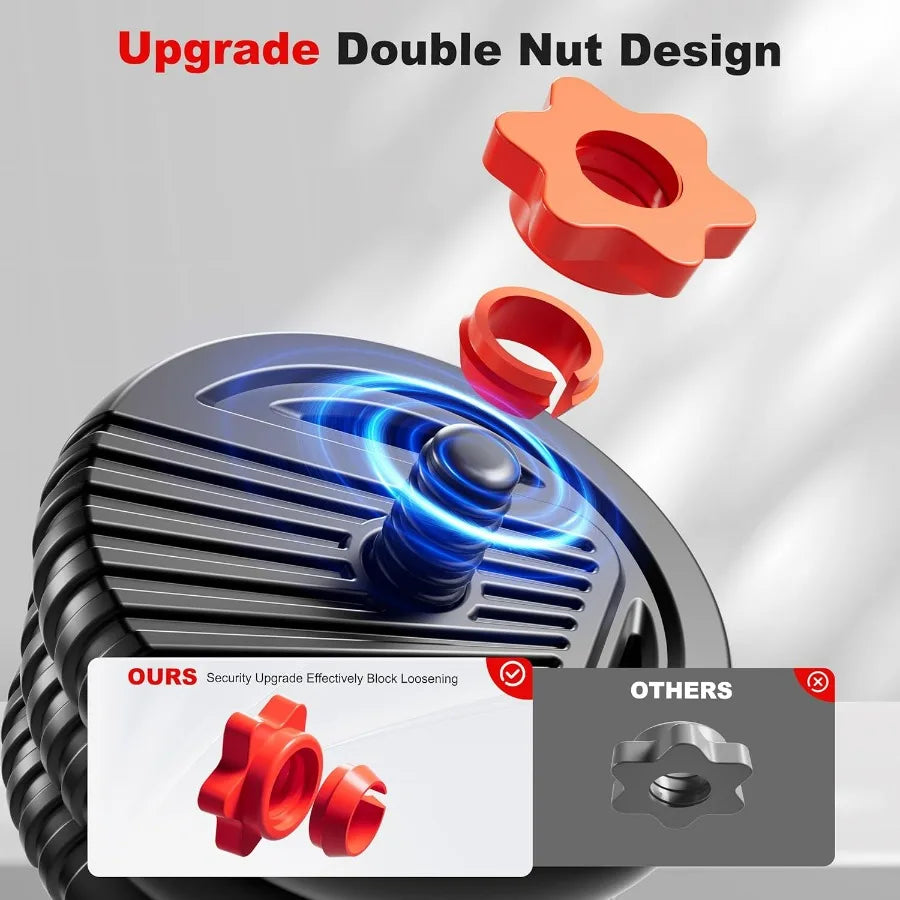 Adjustable Dumbbell Set,20LB(10LB Pair) Free Weight Set with Connector, 4 in1 Dumbbells Set Used as Barbell, Kettlebells, Push u