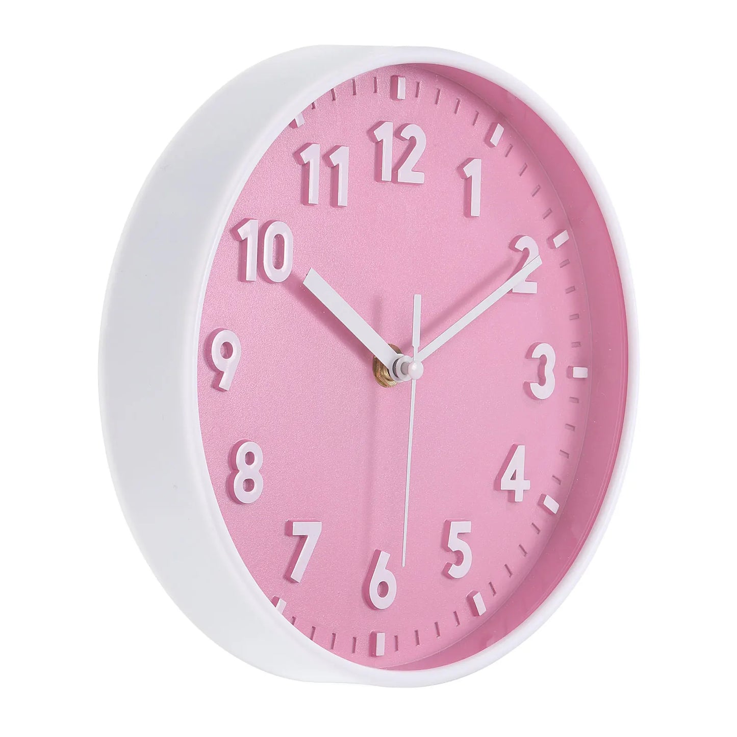 UXCELL Wall Clock Quartz Battery Operated Silent Non Ticking Round Office