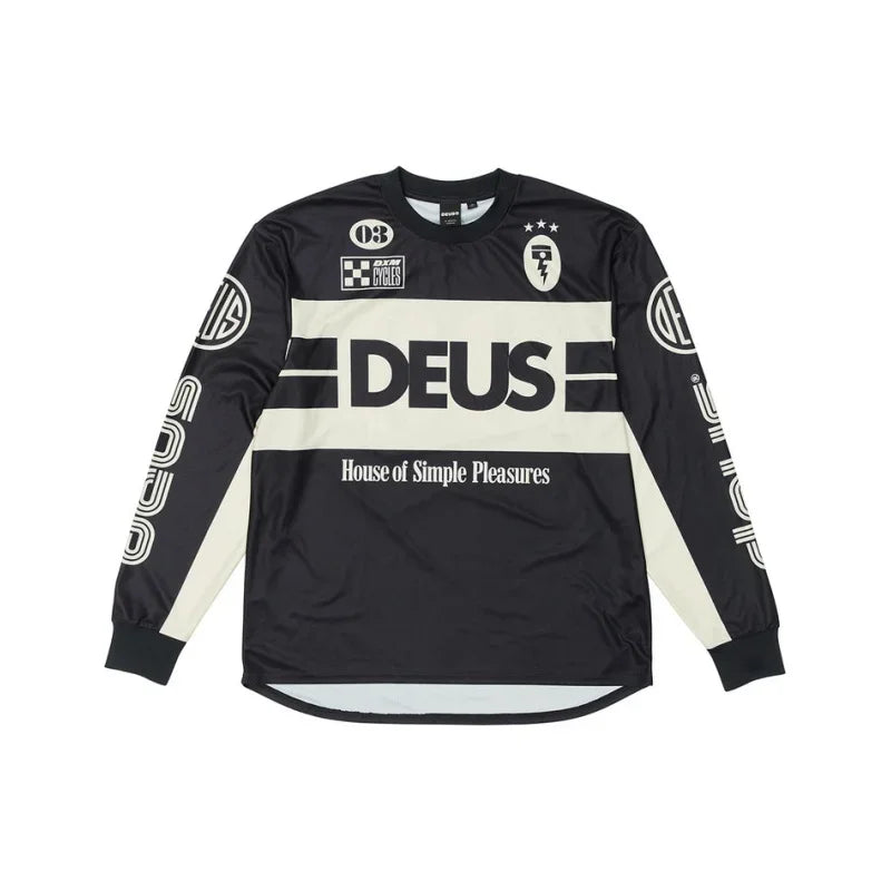 New Sportswear Enduro Jersey DEUS EX MACHINA Motocross Cycling Off Road Dirt Bike Riding Racing Long Shirt Motorcycle Jersey MTB