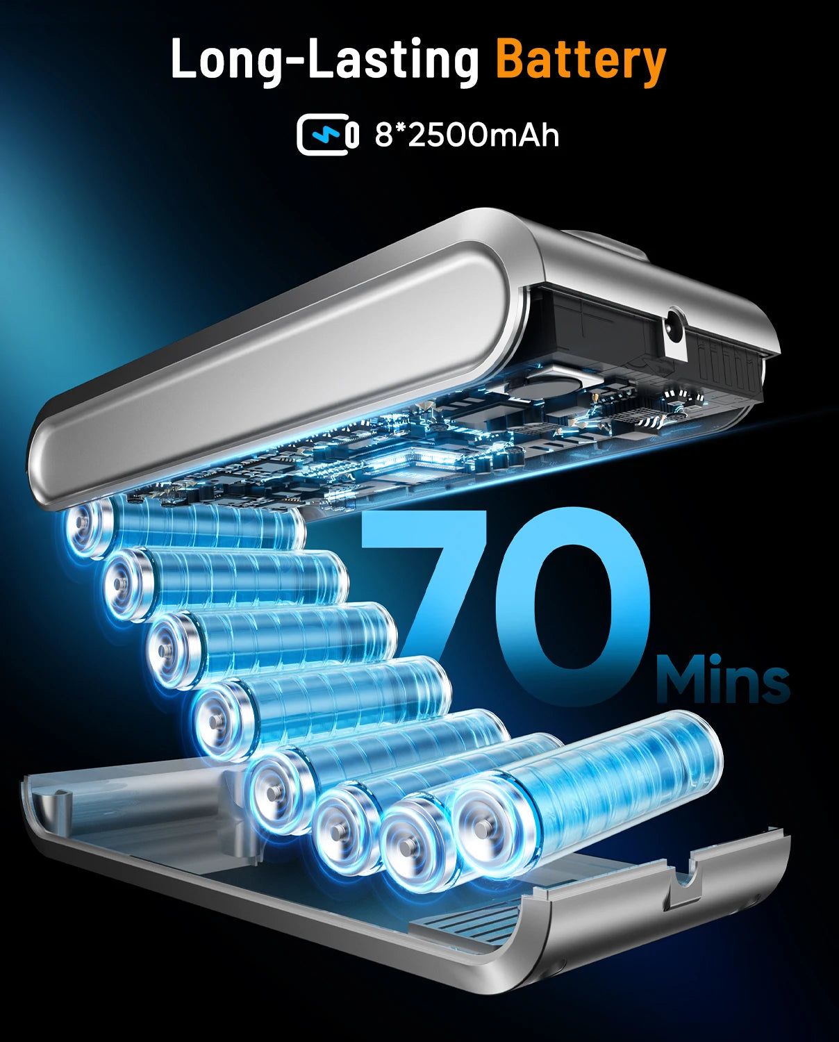 VAKERR X15 Pro 650W Cordless Vacuum Cleaner 65KPa Suction For Pet Hair Carpet