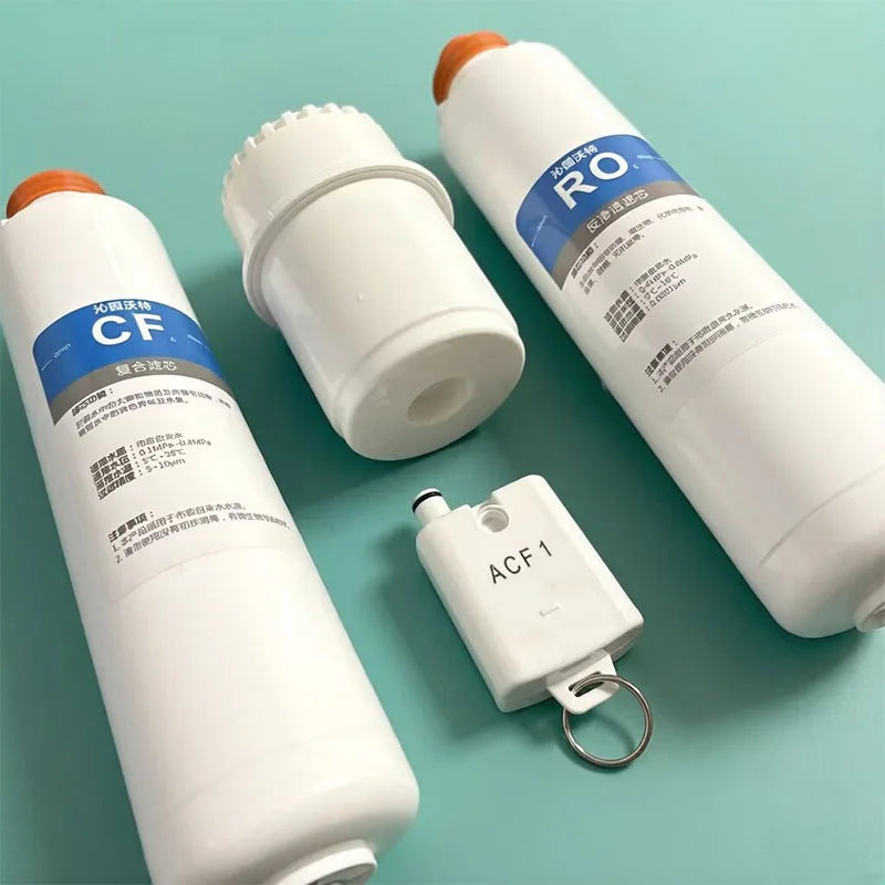 For Aqua global MINI TOUCH/FLEXIBLE TOUCH/Zen&Pur Drinking Water Purifier Filter Element,CF+RO+ACF1 Is Suitable Bule Pro B04/B02