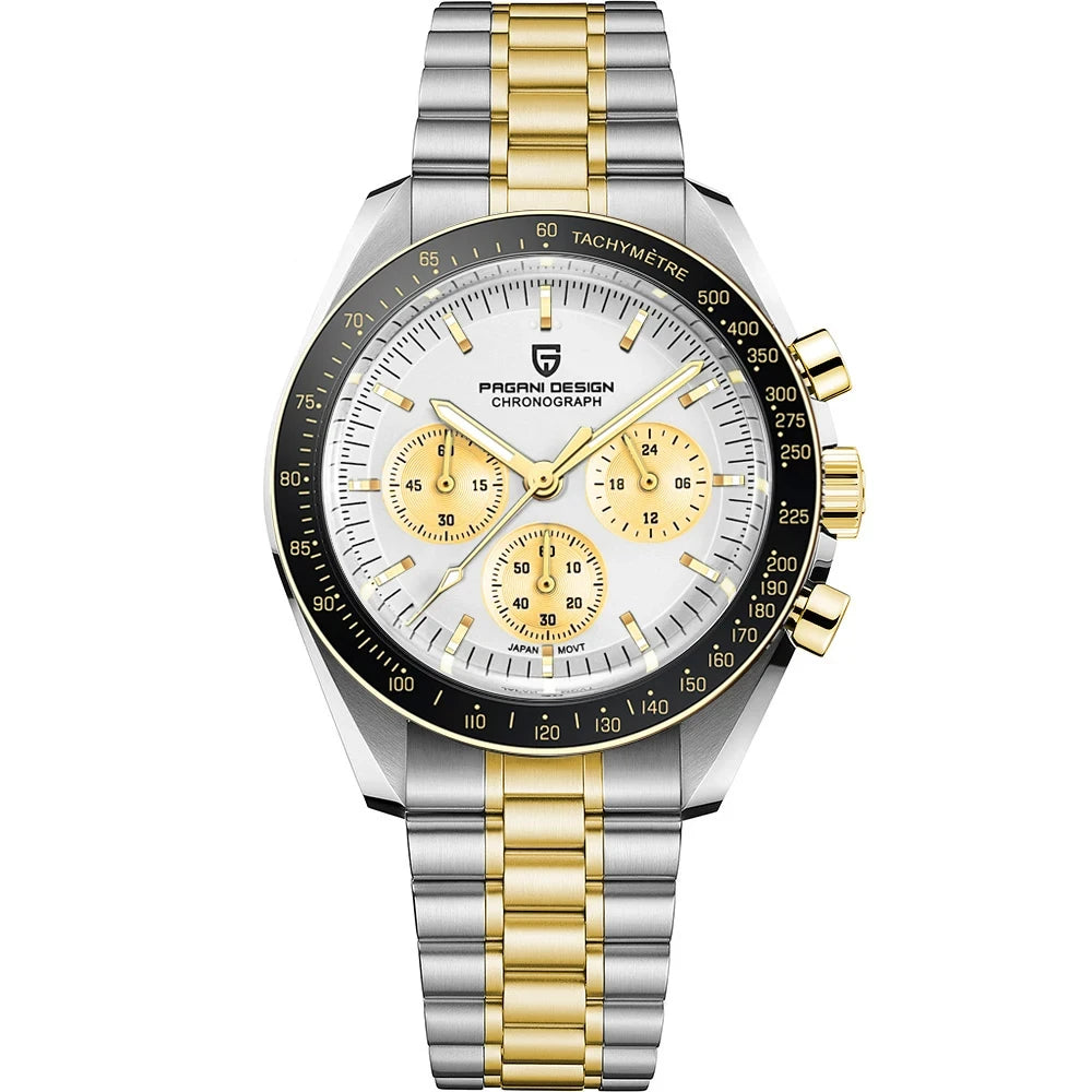 Pagani Design Moon Watch Retro Luxury Quartz For Men