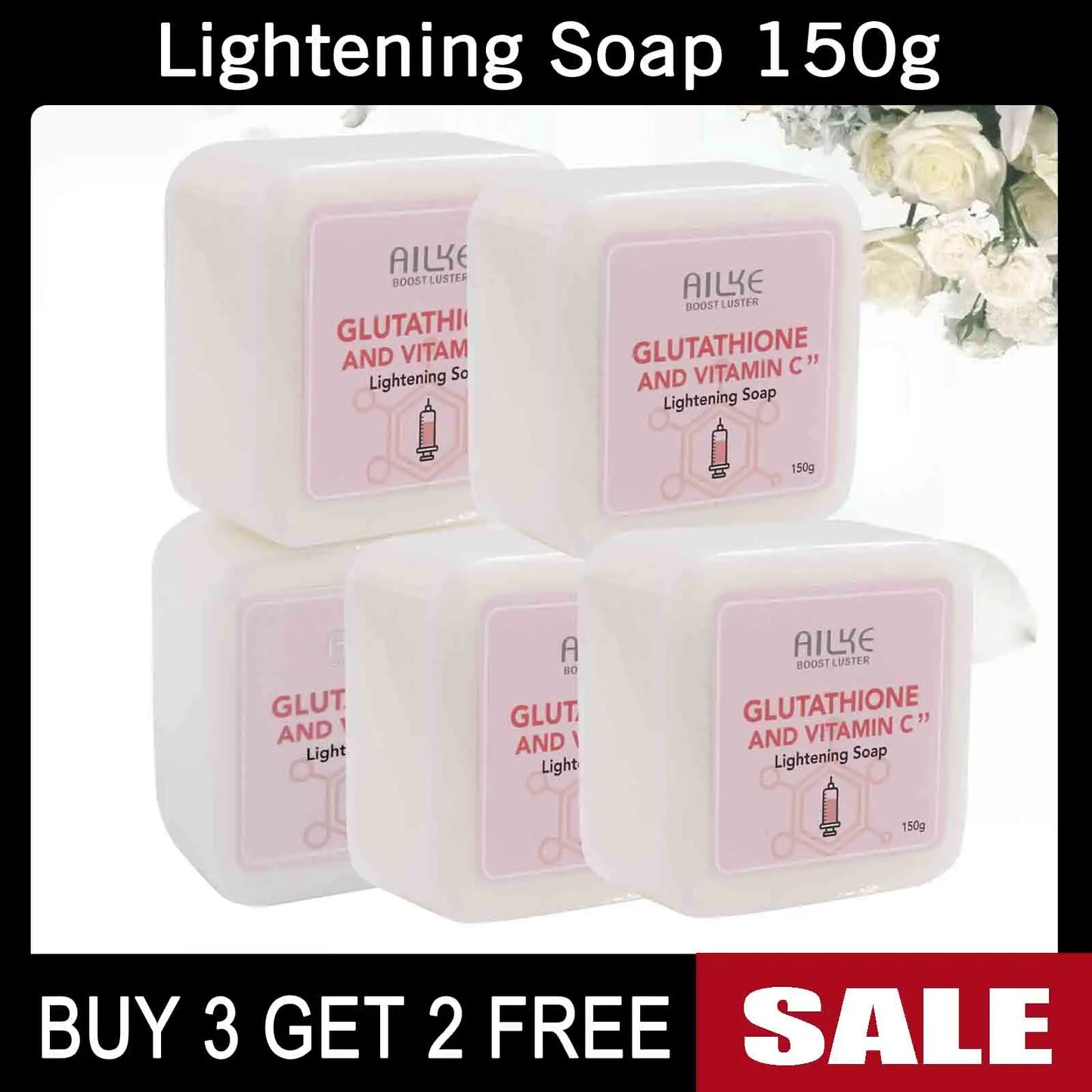 AILKE Whitening Facial Skin Care Lotion With Vitamin C Glutathione
