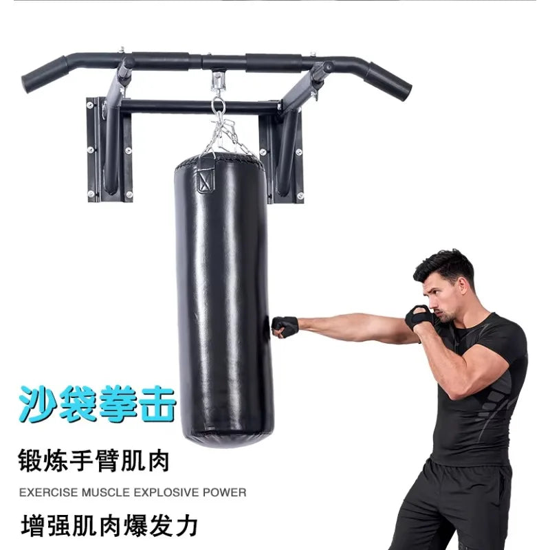 Cheap Factory Price Indoor Home Gym Push up Parallel Stand Parallel Bars Wall Mounted Lifting Bar Dip Pull up Bar