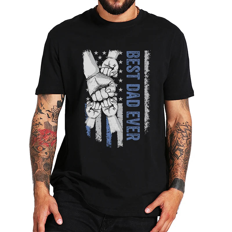 Maymavarty Custom Best Dad Ever T Shirt Fathers Day Gift