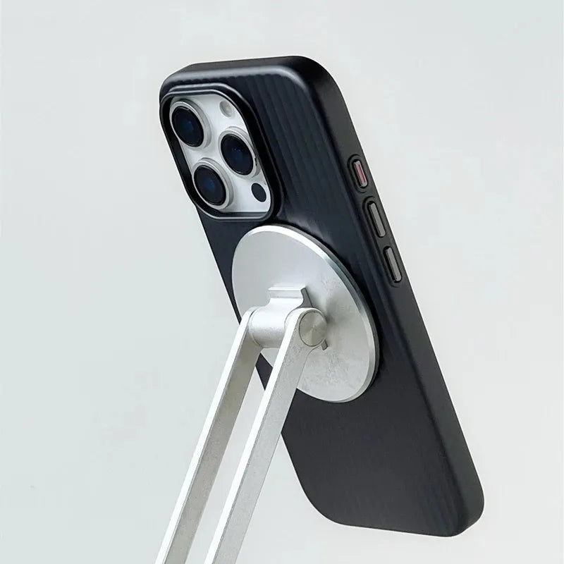 Luxury Stripes Metallic Armor Case for iPhone Pro Max Shockproof