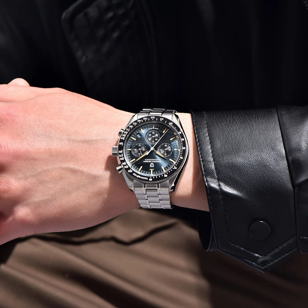 Pagani Design Moon Watch Retro Luxury Quartz For Men