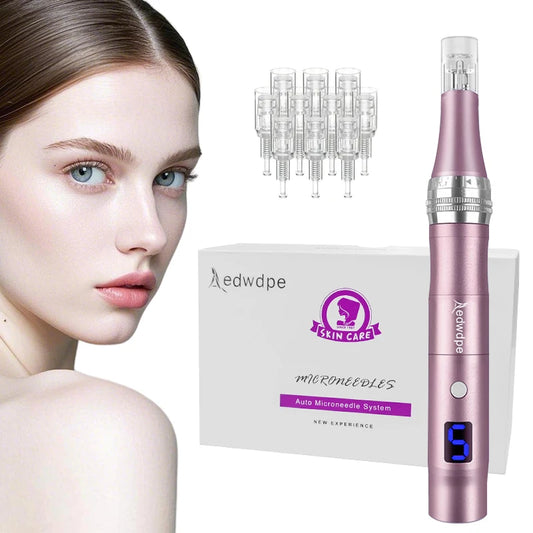 Portable Electric Facial Massager With Rechargeable Battery And Heads