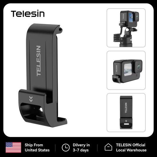 TELESIN Waterproof Side Cover For GoPro Hero 9 10 11 12 13 Type C