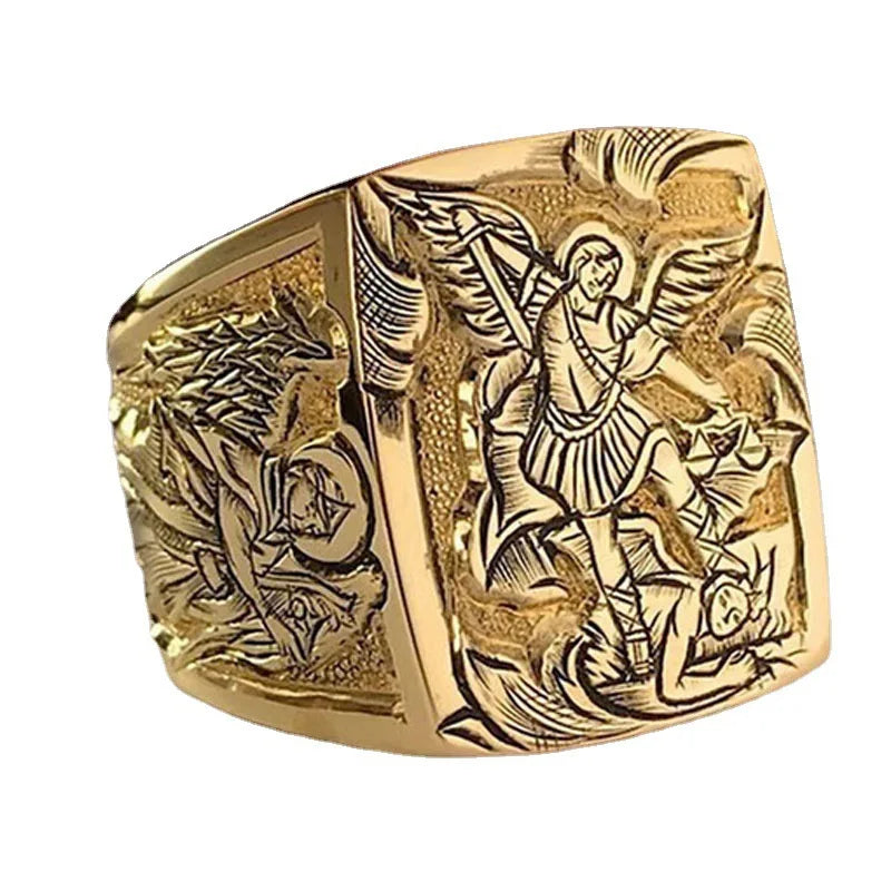 Gold Various European and American Styles, Ancient Greek Myths and Legends, Commemorative Rings New Ring Gifts