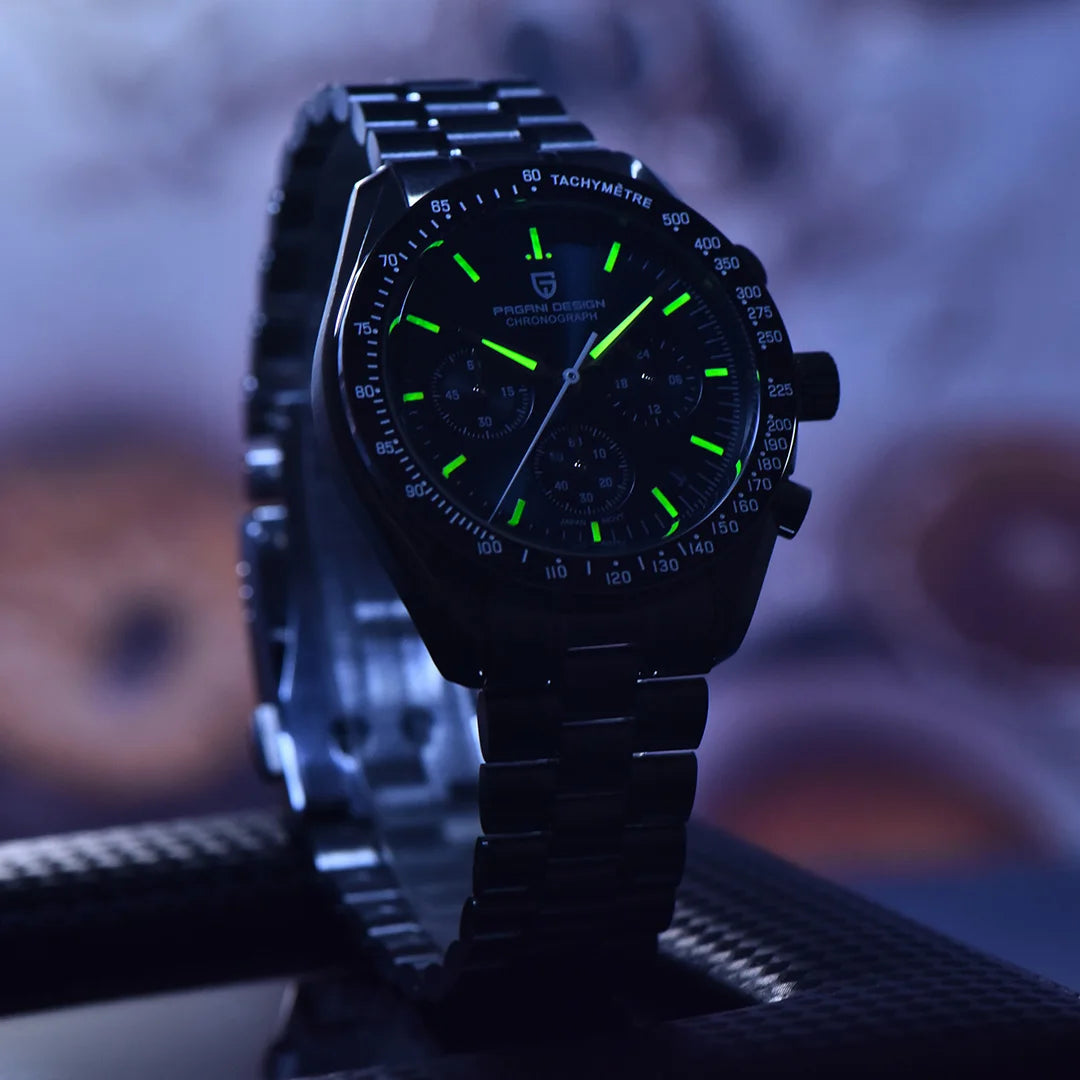 Pagani Design Moon Watch Retro Luxury Quartz For Men