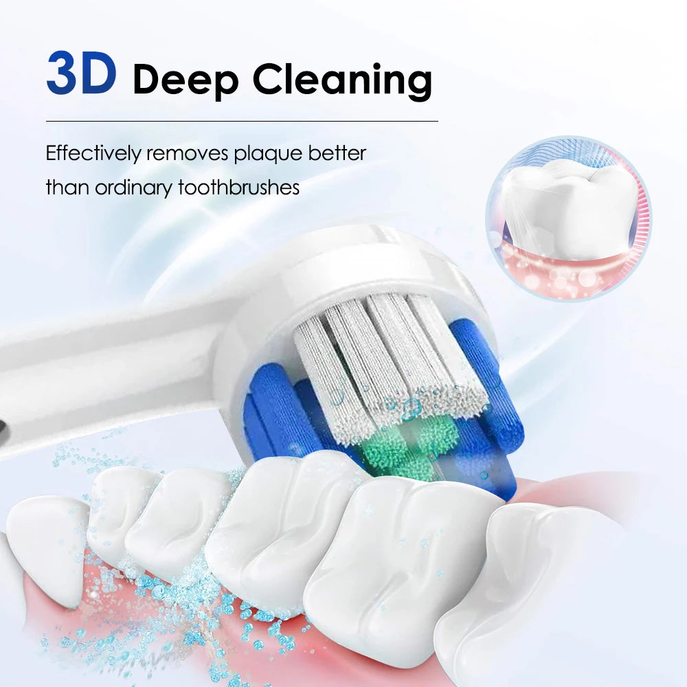 Ms.Dear Electric Toothbrush Cordless USB Rechargeable Waterproof