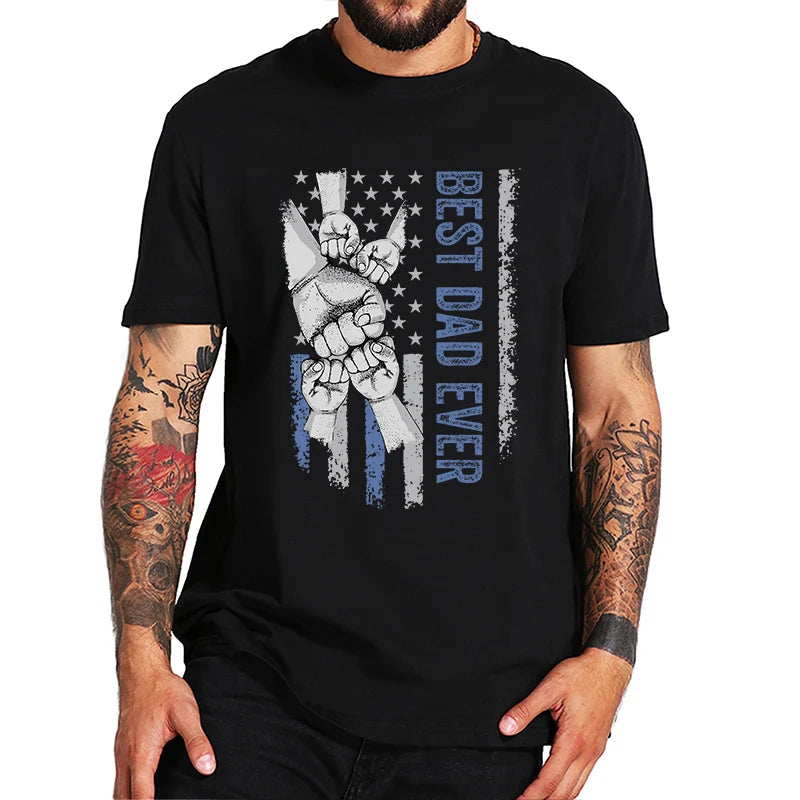 Maymavarty Custom Best Dad Ever T Shirt Fathers Day Gift