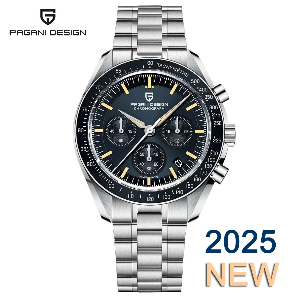 Pagani Design Moon Watch Retro Luxury Quartz For Men