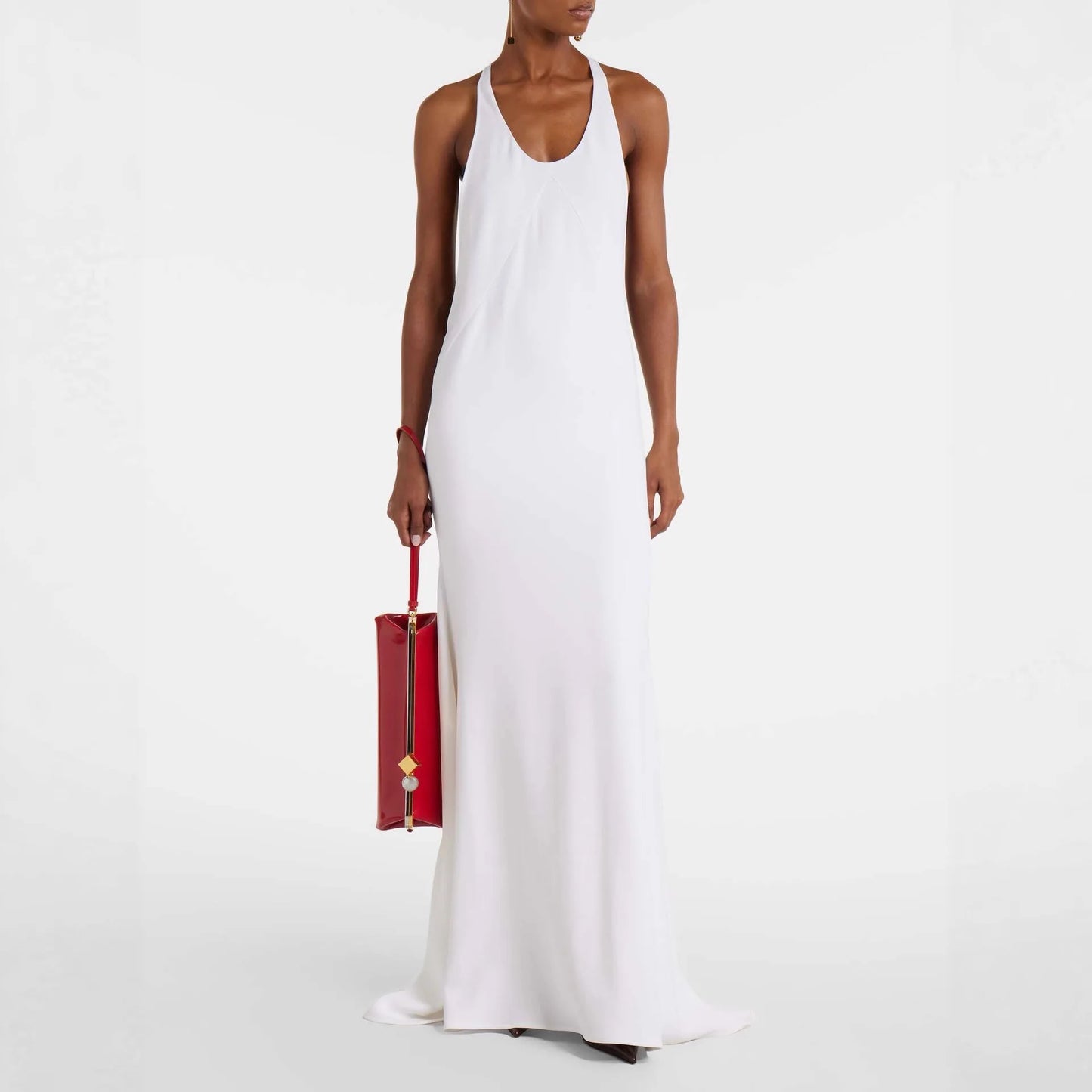 2026 New Elegant White Dress Long Dress Summer Sexy Strap Women's Clothing Beach 2025 Summer Dress Robe Vestido Women Party