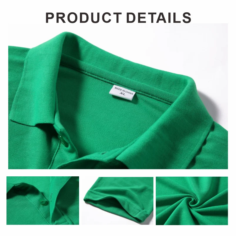 Custom Logo Breathable Polo Shirt With Embroidery For Work Uniform