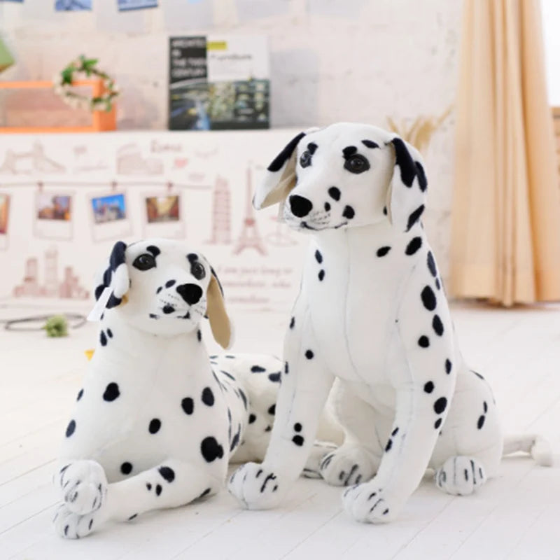 2 Styles 23-90cm Stuffed Animals Dog Dalmatian Plush Toy Lifelike Giant Dog Toy Realistic Animal Kids Toys Gift For Children