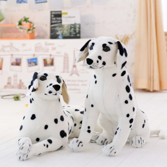 2 Styles 23-90cm Stuffed Animals Dog Dalmatian Plush Toy Lifelike Giant Dog Toy Realistic Animal Kids Toys Gift For Children