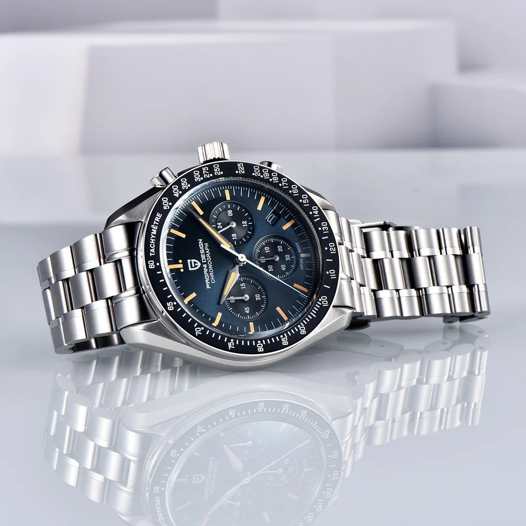 Pagani Design Moon Watch Retro Luxury Quartz For Men