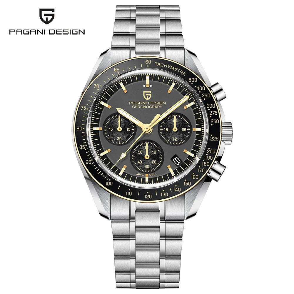 Pagani Design Moon Watch Retro Luxury Quartz For Men